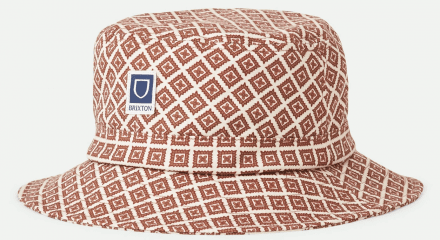 Kapelusze - Brixton Beta Packable Bucket (biały/bronze)