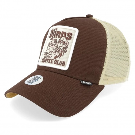 Czapka z daszkiem - Djinns HFT Coffee Trucker (brązowy/beżowy)