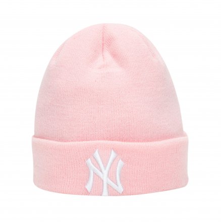 Czapka - New Era New York Yankees Cuff Knit Beanie (Różowy)