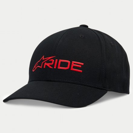 Czapka - Alpinestars Ride 3.0 Cap (czarny/czerwony)