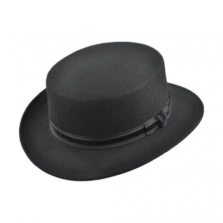 Kapelusze - Bernadette Boater Hat (czarny)