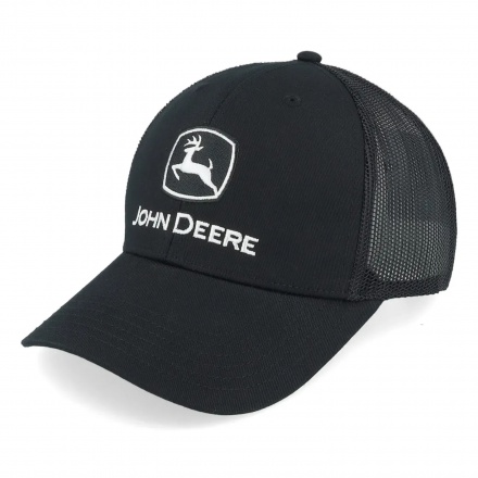 Czapka z daszkiem - John Deere Current JD TM Embroidery Trucker (czarny)