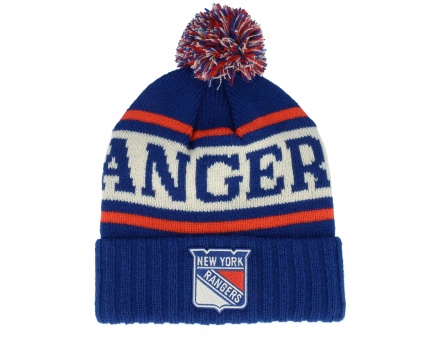 Czapka - American Needle New York Rangers Pillow Line Knit (niebieski/biało/czerwony)