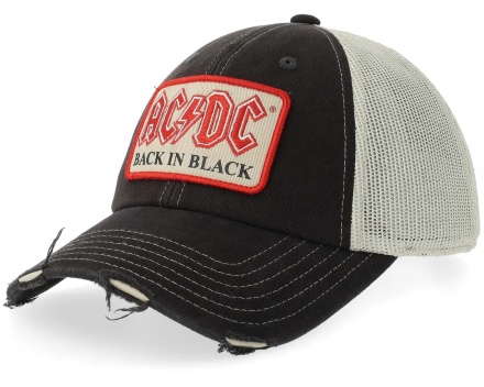 Czapka z daszkiem - American Needle ACDC Orville Trucker (biały/czarny)