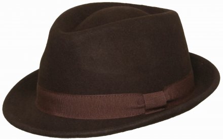 Kapelusze - Gårda Padua Trilby Wool Hat (brazowy)