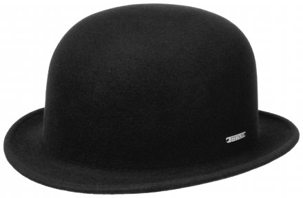 Kapelusze - Stetson Classic Unisex Bowler Wool Hat (czarny)