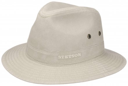 Kapelusze - Stetson Aventura Organic Cotton (biały-beige)