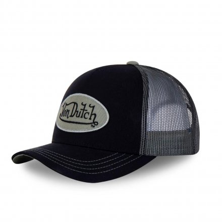 Czapka z daszkiem - Von Dutch Oval Patch Trucker (zielony/czarny)