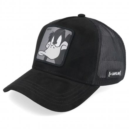 Czapka z daszkiem - Capslab Looney Tunes Daffy Duck DUC Trucker (czarny)