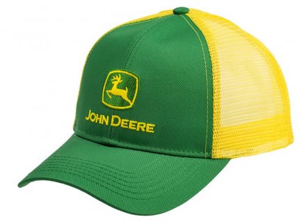 Czapka - John Deere Logo Mesh Back Cap (żółty/zielony)