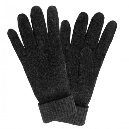 Rękawice - HK Ladies Knitted Glove Wool/Angora (Czarny)