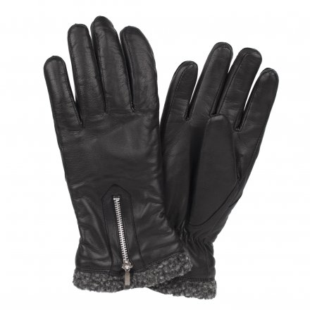 Rękawice - HK Women's Goat Leather Winter Zip Glove (Czarny)