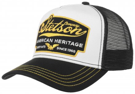 Caps - Stetson Trucker Cap American Heritage Vintage (czarny)