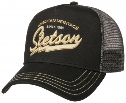 Czapka - Stetson Trucker Cap American Heritage Classic (Czarny)