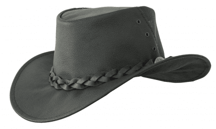 Kapelusze - Jacaru Kangaroo Breeze Hat (czarny)
