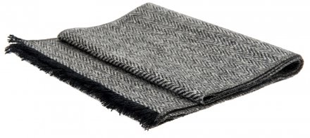 Szaliki - CTH Ericson Edgar Harris Tweed Scarf (czarny)