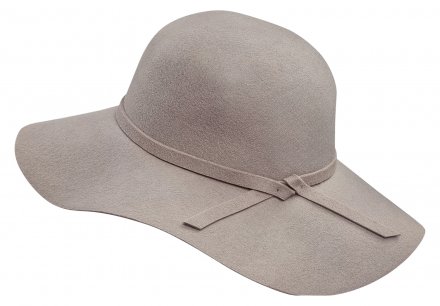 Kapelusze - Gårda Lessola Floppy Wool Hat (jasnoszary)