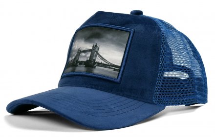 Czapka - Gårda Velvet Trucker London Bridge (niebieski)