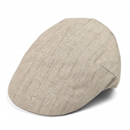 Gubbkeps / Flat cap - Gårda Pomonte Linen Mix Flat Cap (beige)