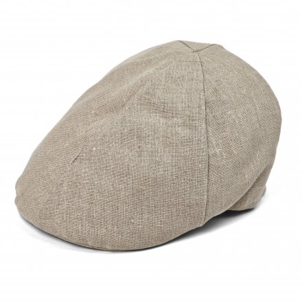 Kaszkiet - Gårda Tallone Linen Flat Cap (natura)