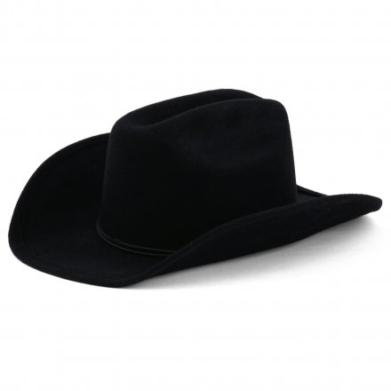 Kapelusze - Gårda Dubois Wool Felt Cowboy (czarny)