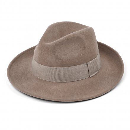Kapelusze - Gårda Volterra Fedora Wool Hat (taupe)