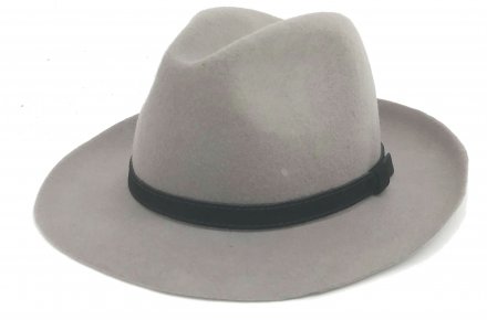 Kapelusze - Gårda Tropea Fedora Wool Hat (szary)