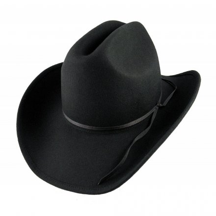 Kapelusze - Jaxon Hats Western Cowboy Hat (czarny)
