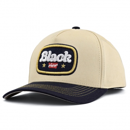Czapka z daszkiem - Black River Reno Cotton Snapback (kremowy/granatowy)