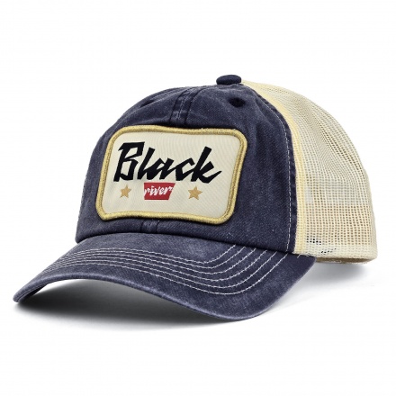 Czapka z daszkiem - Black River Toledo Washed Trucker (granatowy/kremowy)