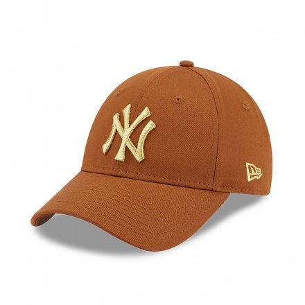 Czapka - New Era Metallic Badge 940 New York Yankees (brązowy)