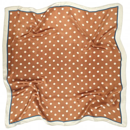 Apaszka - Gårda Polka Dot Satin Scarf (pomarańczowy)