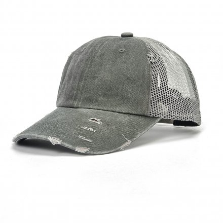 Czapka - Gårda Washed Trucker (warm grey)