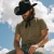 Kapelusze - Gårda Dubois Wool Felt Cowboy (czarny)