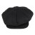 Kaszkiet - Jaxon Hats Marl Tweed Big Apple Cap (czarny)