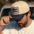 Czapka z daszkiem - Black River Denver Cotton Snapback (kremowy/granatowy)