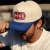 Czapka z daszkiem - Black River Cincinnati Cotton Snapback (ecru/niebieski)