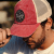 Czapka z daszkiem - Black River Knoxville Washed Trucker (czerwony/kremowy)