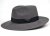 Kapelusze - Gårda Raglan Fedora (szary)