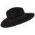 Kapelusze - Jaxon The Author Wide Brim Fedora Hat (czarny)