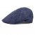Gubbkeps / Flat cap - Gårda Tallone Linen Flat Cap (blå)