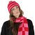 Szaliki - Gårda Kitzbühel Merino Wool Check Scarf (czerwony/różowy)