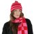 Szaliki - Gårda Kitzbühel Merino Wool Check Scarf (czerwony/różowy)