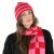 Szaliki - Gårda Kitzbühel Merino Wool Check Scarf (czerwony/różowy)