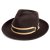 Kapelusze - Gårda Belluno Crushable Wool felt Fedora (brązowy)