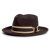 Kapelusze - Gårda Belluno Crushable Wool felt Fedora (brązowy)