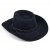 Kapelusze - Gårda Bowmont Crushable Wool felt Western hat (niebieski)