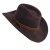 Kapelusze - Gårda Bowmont Crushable Wool felt Western hat (brązowy)
