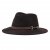 Kapelusze - Gårda Braga Wool felt Fedora (brązowy)