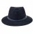 Kapelusze - Gårda Braga Wool felt Fedora (granatowy)